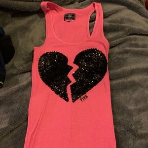 Pink Victoria’s Secret pink tank XS